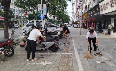 湖北蕲春县生态环境分局:聚力抓清扫 洁净迎双节